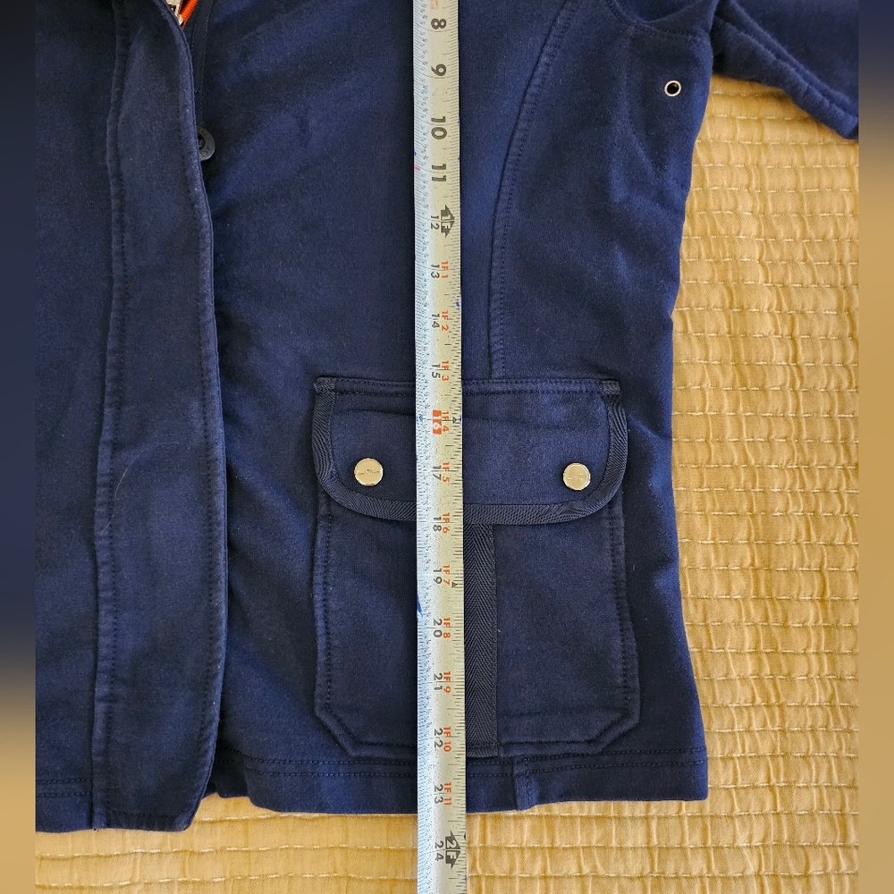 Lauren Active Ralph Lauren Vintage Shacket Nautical Preppy Navy Red Full Zip - Picture 12 of 15